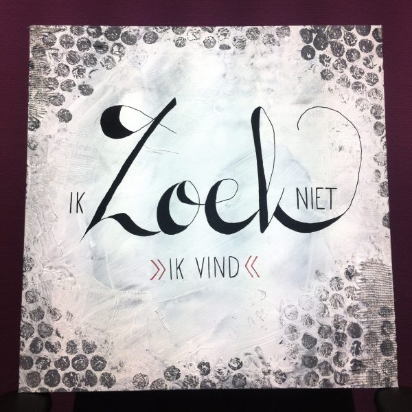 Canvastekst ‘Zoek’